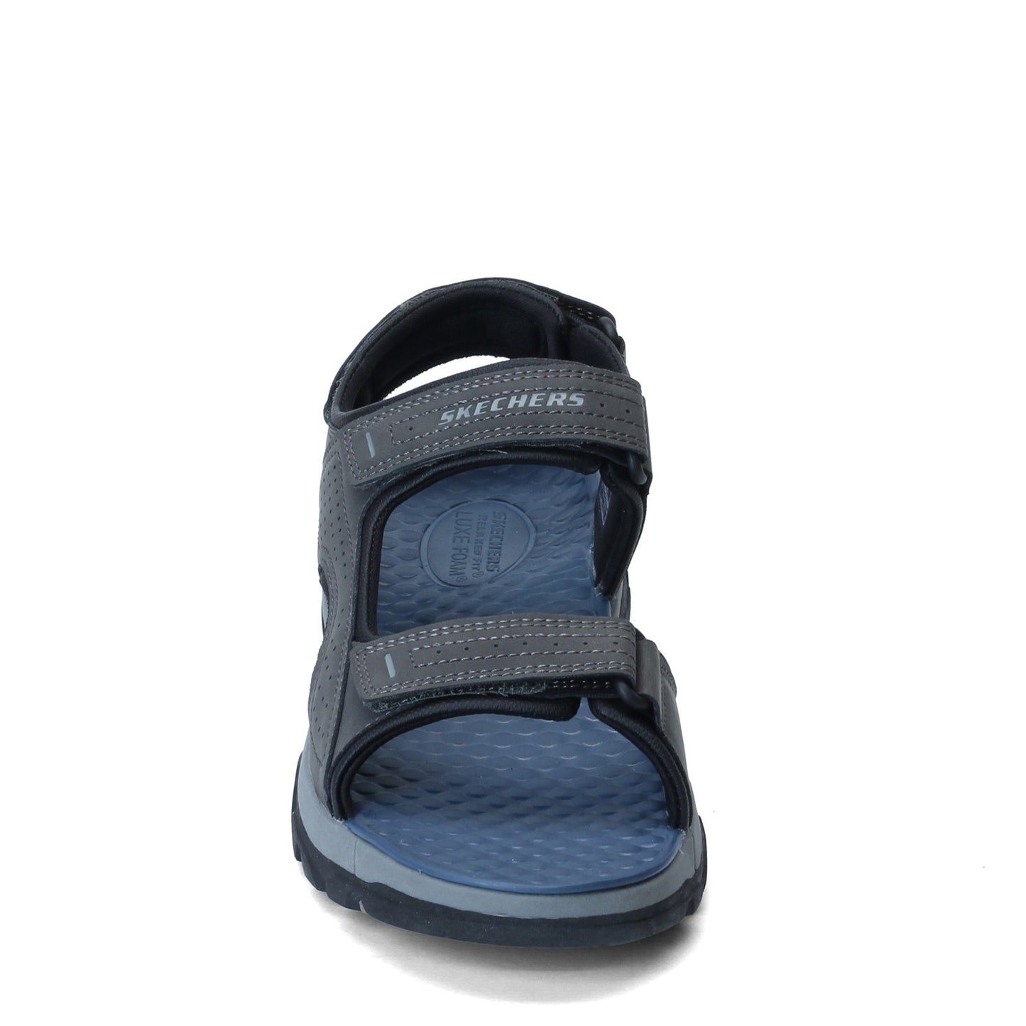 Peltz Shoes Men's Skechers Tresmen Garo Sandal CHARCOAL 204105-CHAR