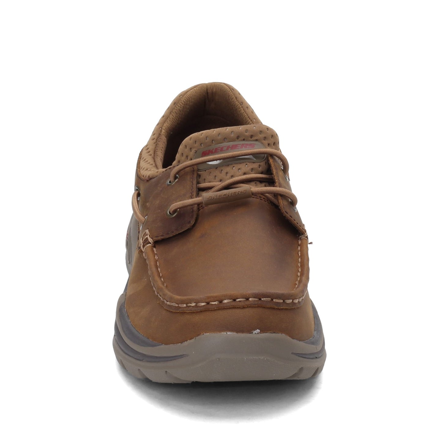 Peltz Shoes Men's Skechers Arch Fit Motley - Hosco Boat Shoe Desert 204179-DSRT