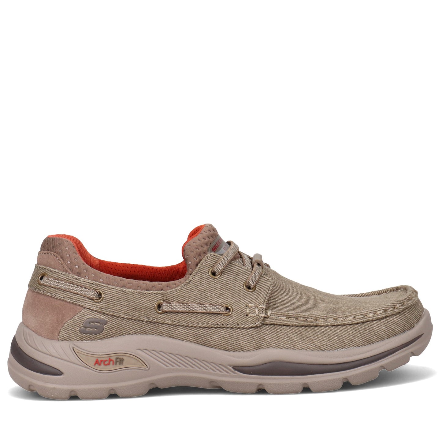 Peltz Shoes Men's Skechers Arch Fit Motley - Oven Boat Shoe TAN 204180-TAN