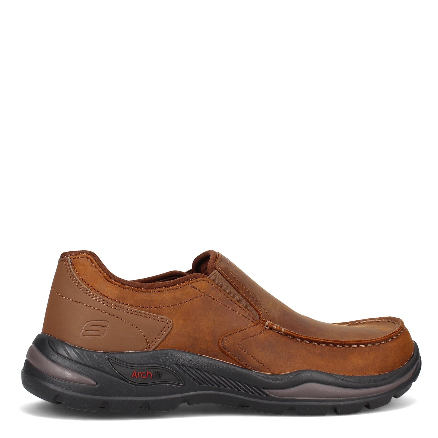 Peltz Shoes Men's Skechers Arch Fit Motley - Hust Slip-On BROWN 204184-CDB