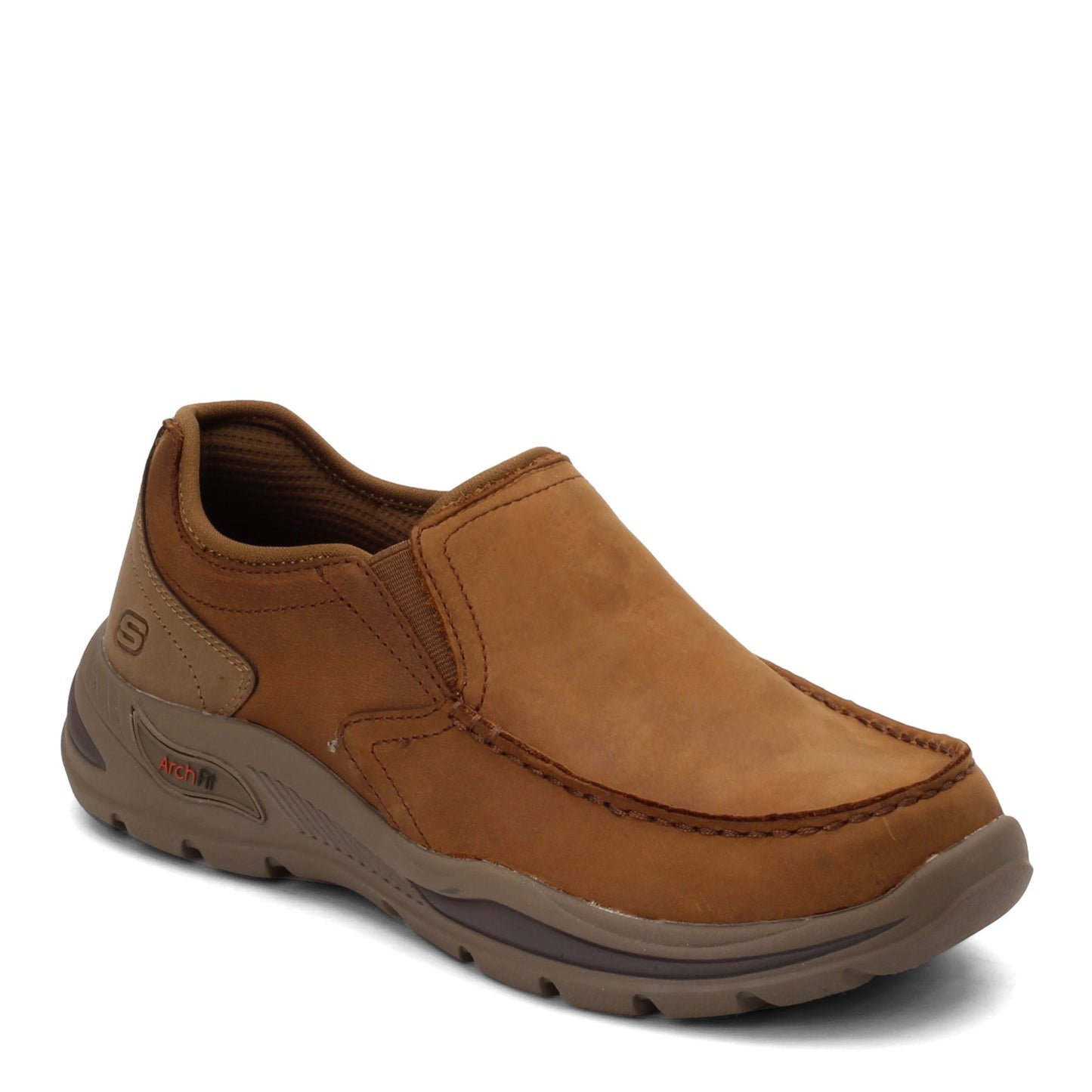 Peltz Shoes Men's Skechers Arch Fit Motley - Hust Slip-On DESERT 204184-DSRT