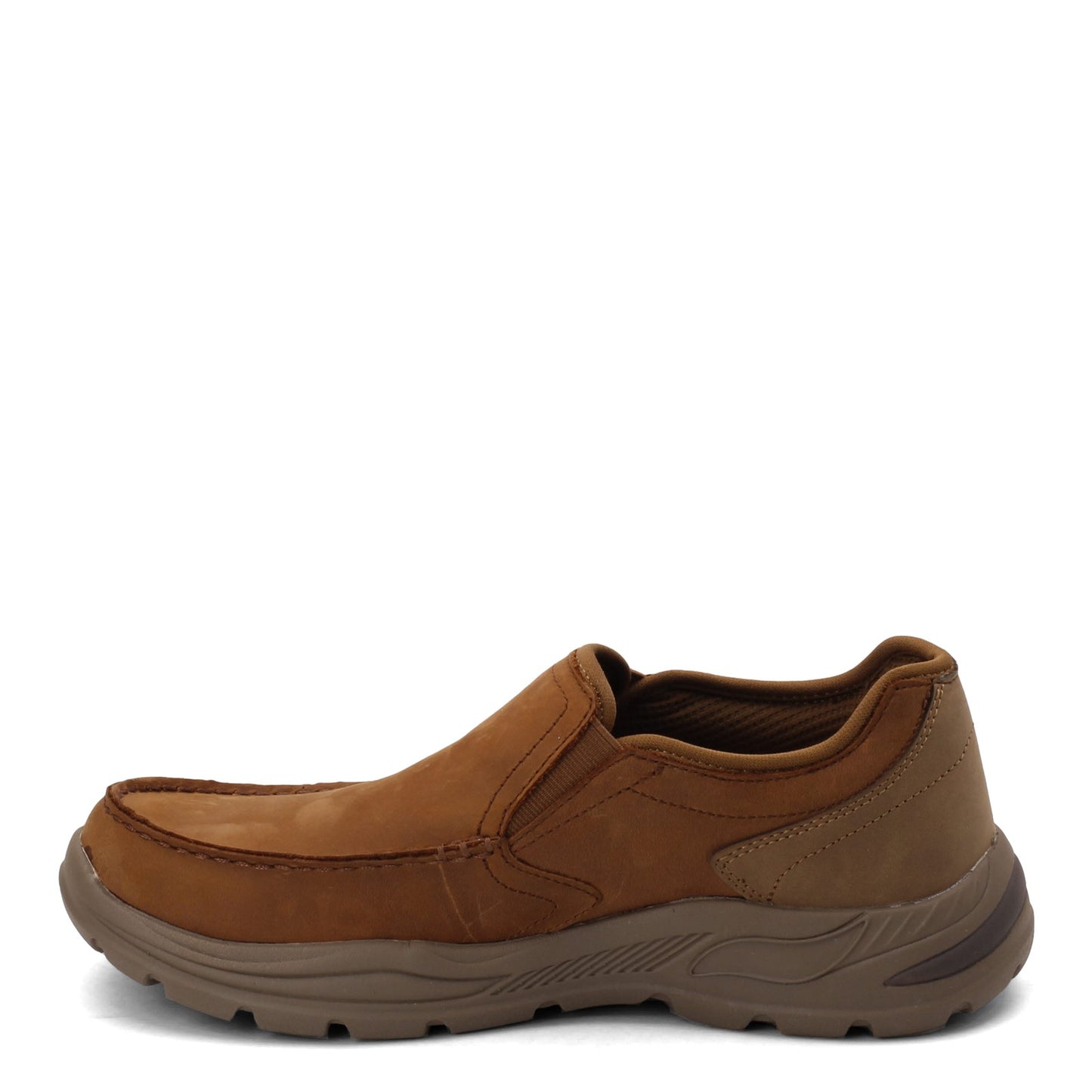 Peltz Shoes Men's Skechers Arch Fit Motley - Hust Slip-On DESERT 204184-DSRT