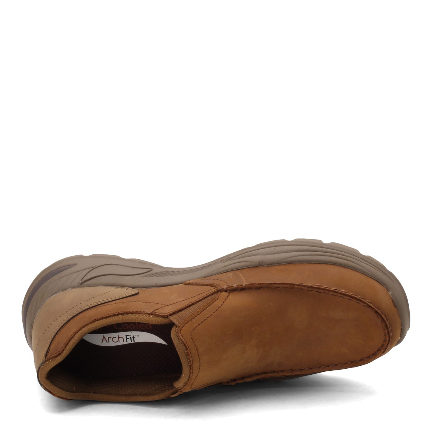 Peltz Shoes Men's Skechers Arch Fit Motley - Hust Slip-On DESERT 204184-DSRT