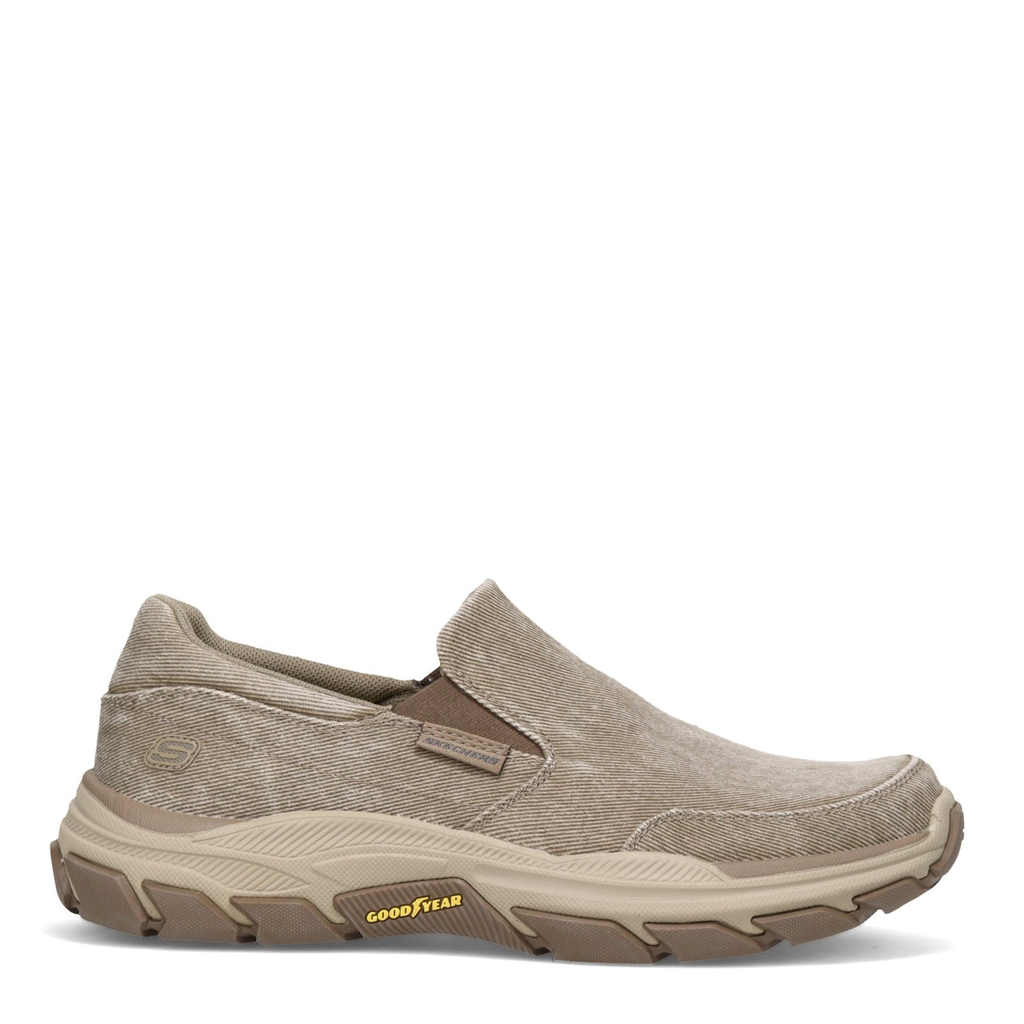 Peltz Shoes Men's Skechers Relaxed Fit: Respected - Fallston Slip-On TAUPE 204387-TPE