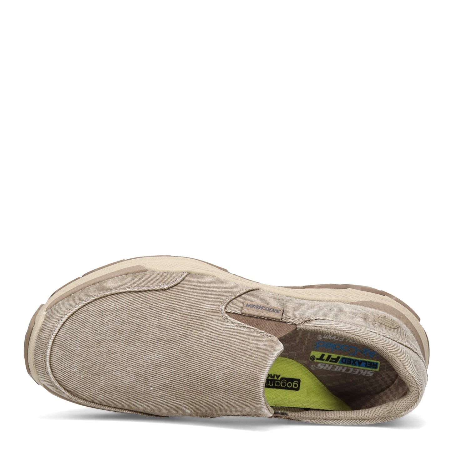 Peltz Shoes Men's Skechers Relaxed Fit: Respected - Fallston Slip-On TAUPE 204387-TPE