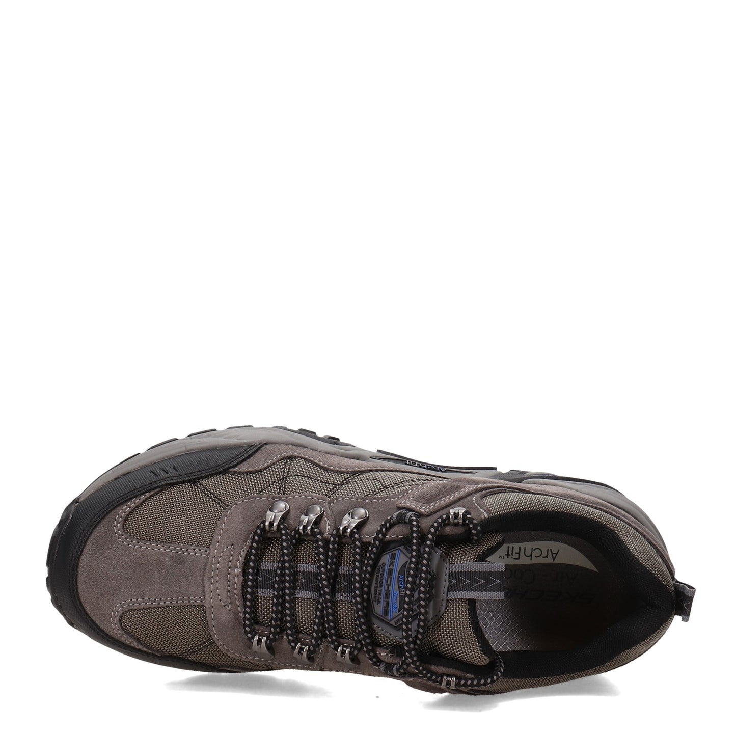 Peltz Shoes Men's Skechers GOwalk Arch Fit - Recon Harbin Trail Shoe GRAY 204411-GRY
