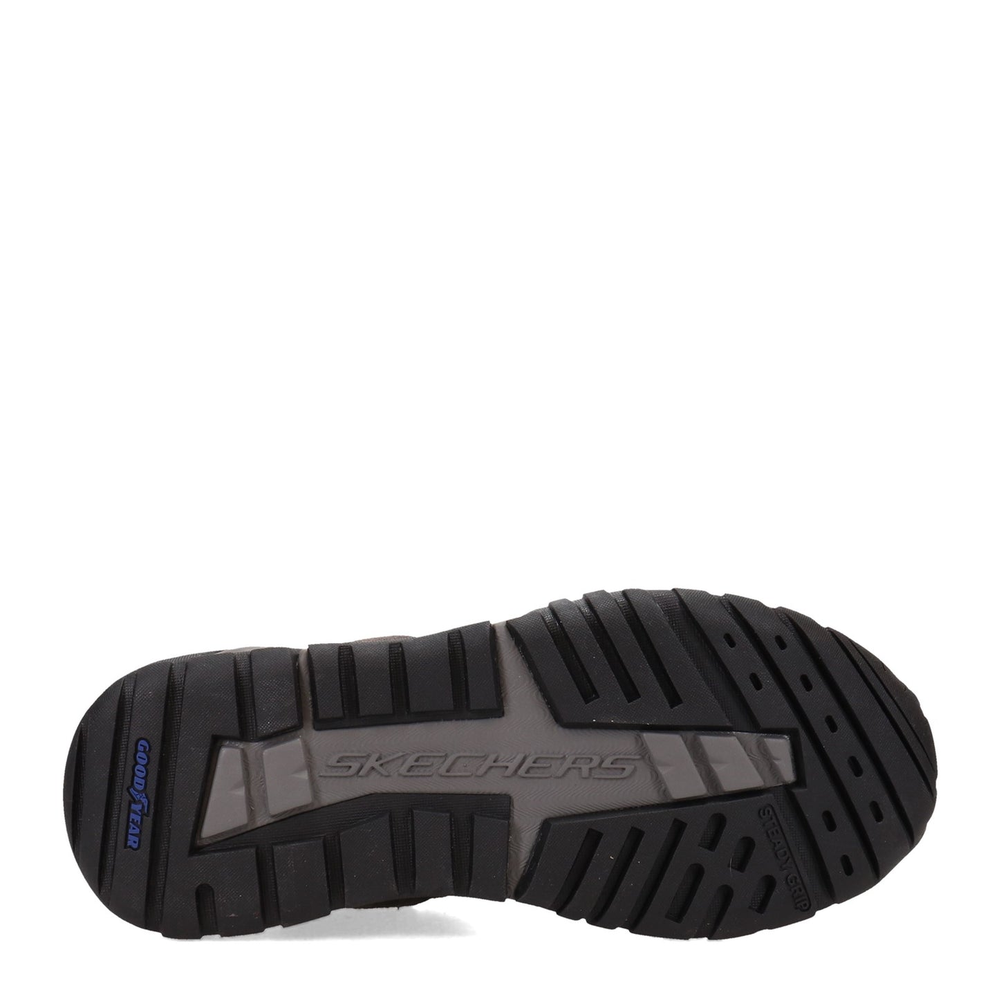 Peltz Shoes Men's Skechers GOwalk Arch Fit - Recon Harbin Trail Shoe GRAY 204411-GRY