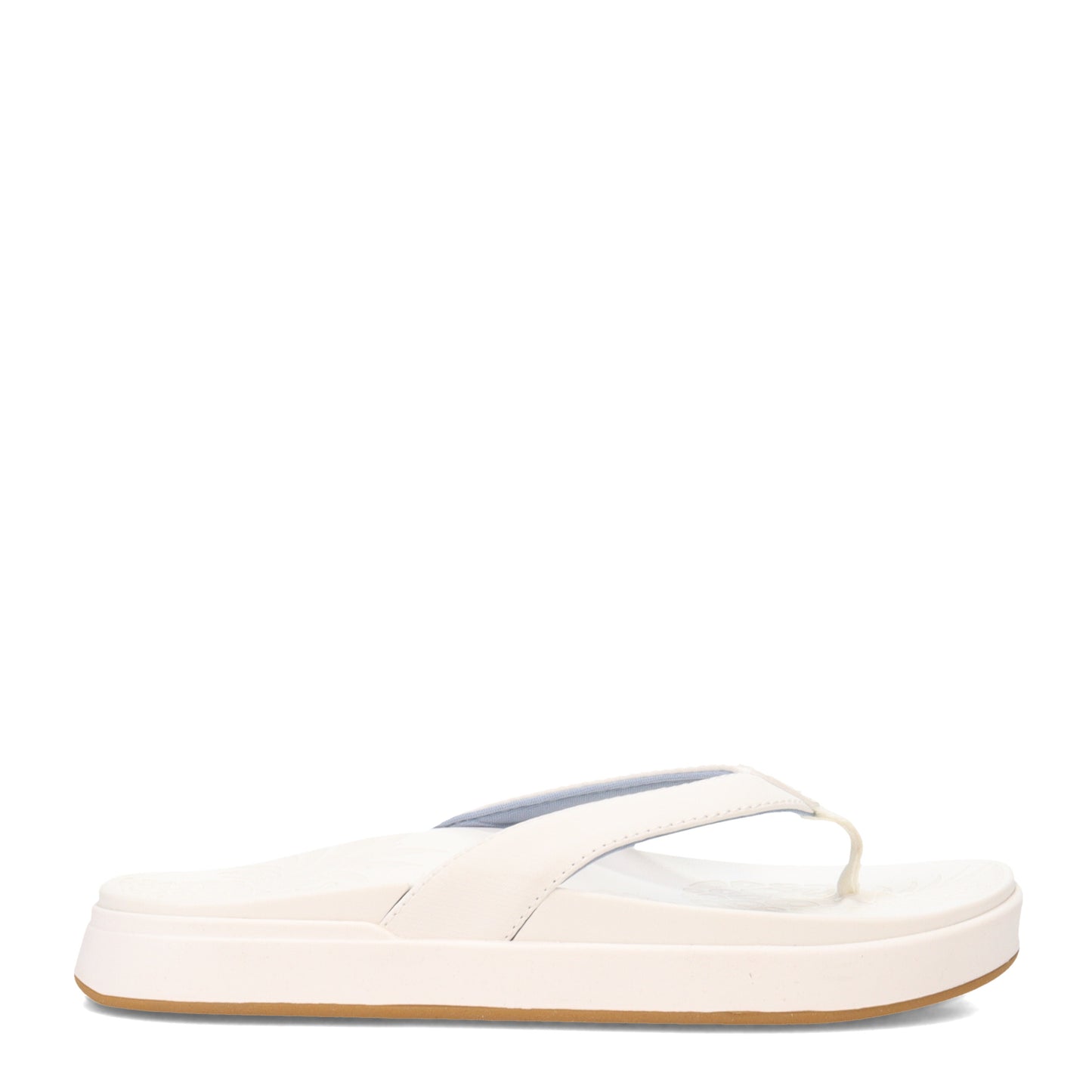 Peltz Shoes Women's OluKai Nu'a Pi'o Sandal WHITE 20445-WBWB