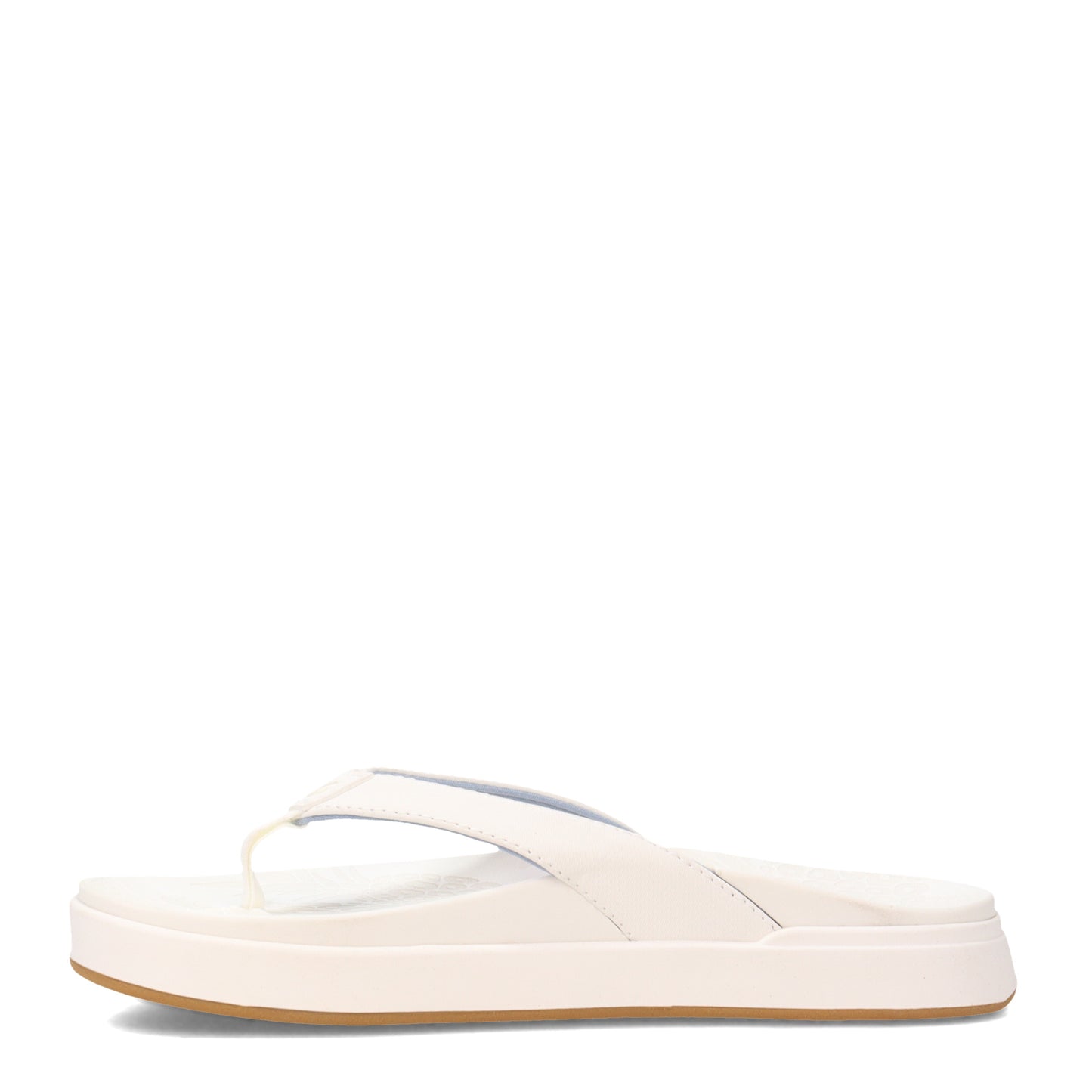 Peltz Shoes Women's OluKai Nu'a Pi'o Sandal WHITE 20445-WBWB