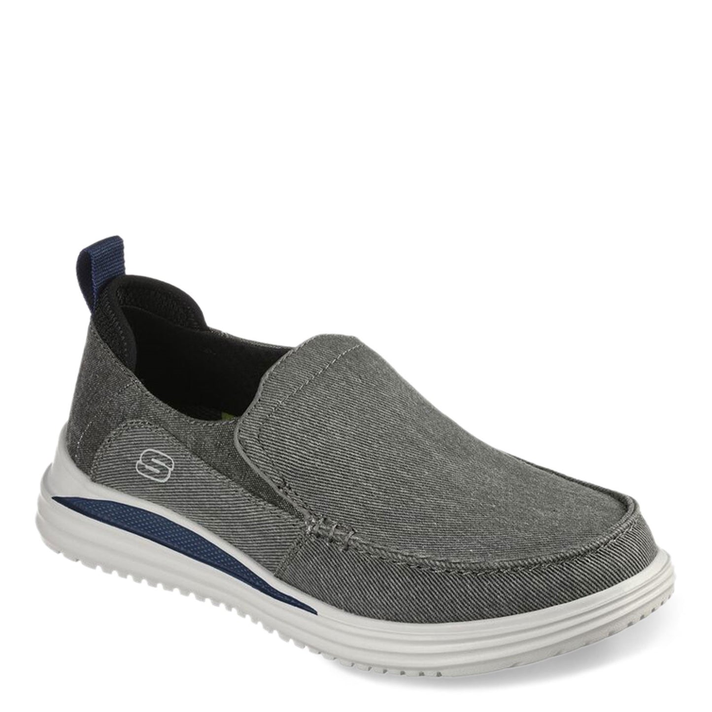 Peltz Shoes Men's Skechers Proven - Evers Slip-On CHARCOAL 204472-CHAR