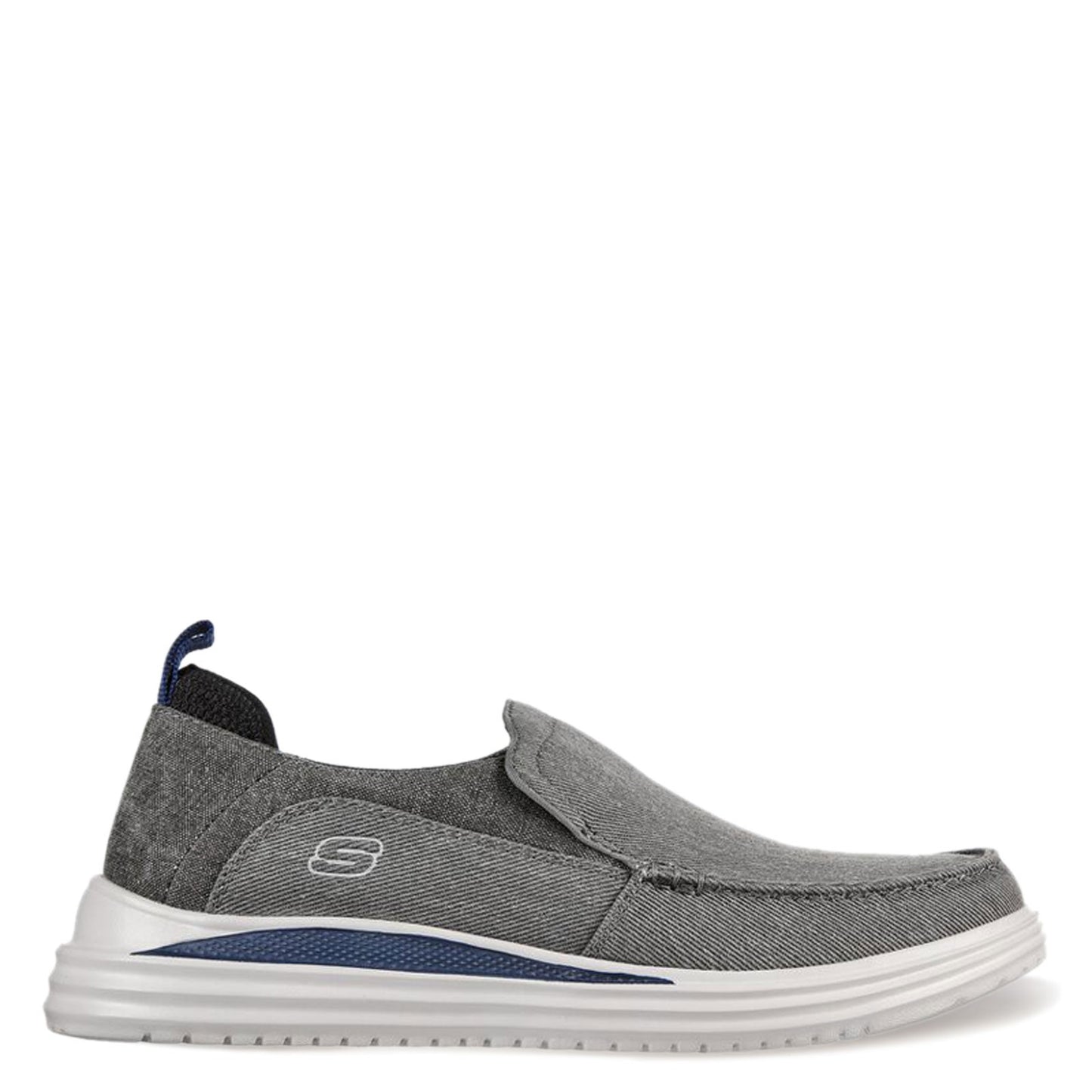 Peltz Shoes Men's Skechers Proven - Evers Slip-On CHARCOAL 204472-CHAR