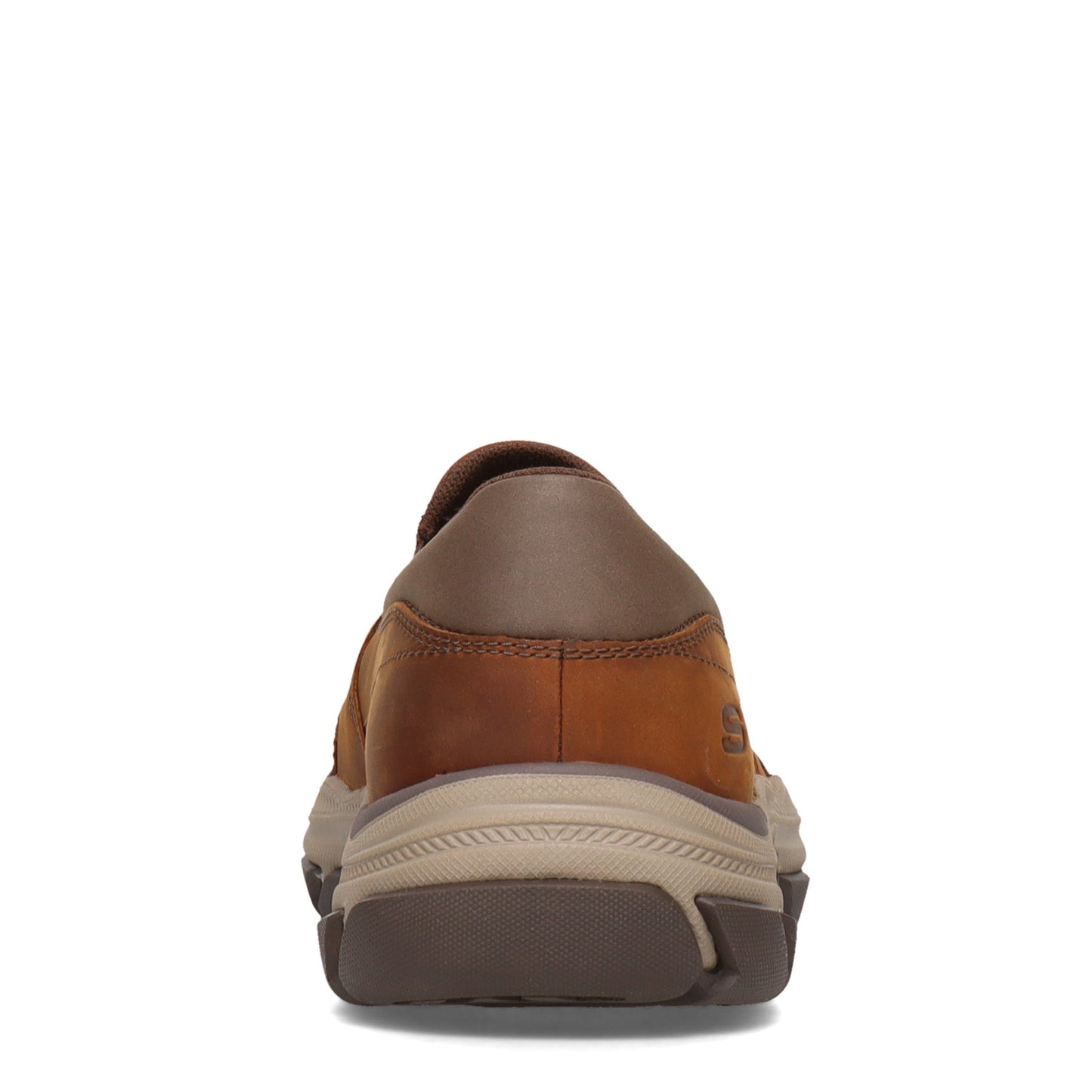 Peltz Shoes Men's Skechers Relaxed Fit: Respected - Calum Slip-On Dark Brown 204480-CDB