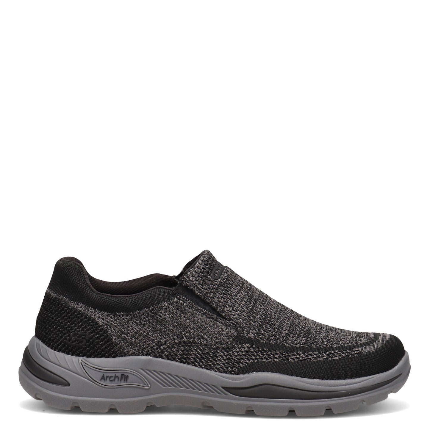 Peltz Shoes Men's Skechers Arch Fit Motley - Vaseo Slip-On BLACK 204495-BLK