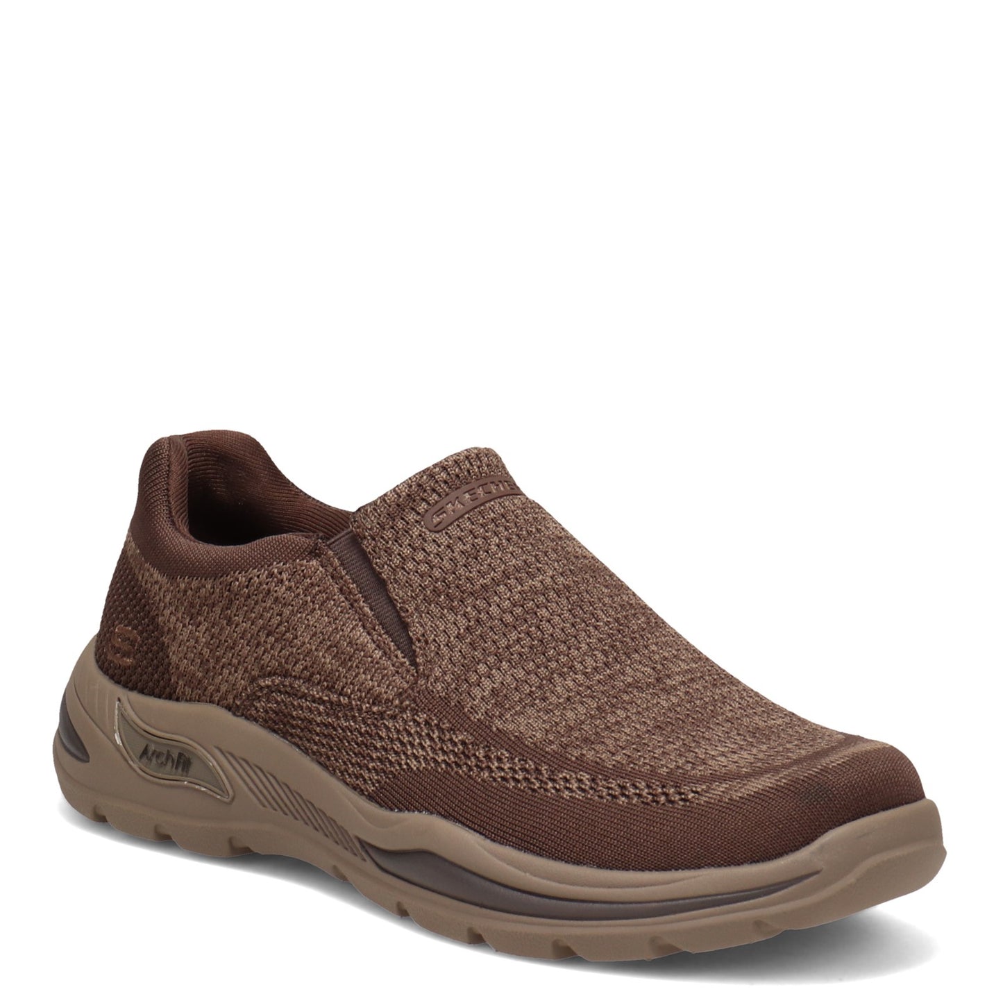 Peltz Shoes Men's Skechers Arch Fit Motley - Vaseo Slip-On BROWN 204495-BRN