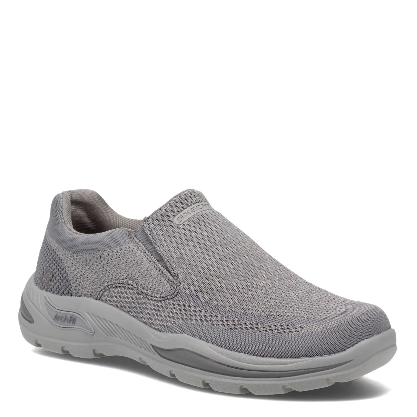 Peltz Shoes Men's Skechers Arch Fit Motley - Vaseo Slip-On CHARCOAL 204495-CHAR