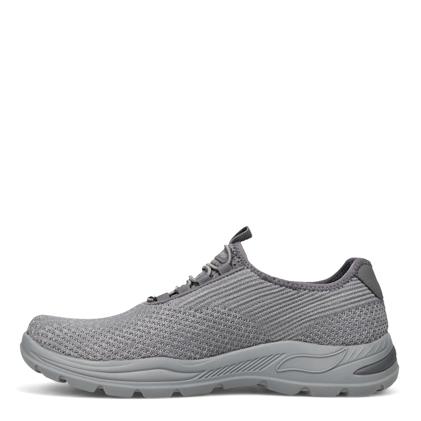 Peltz Shoes Men's Skechers Arch Fit Motley - Harkin Slip-On GRAY 204496-GRY