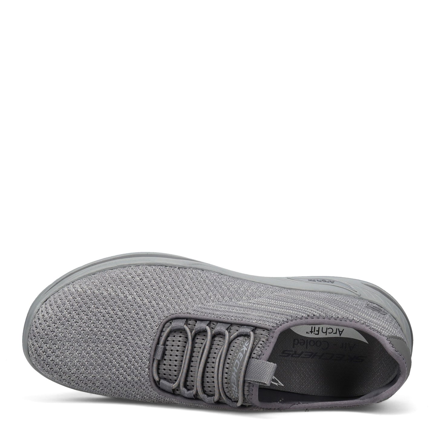 Peltz Shoes Men's Skechers Arch Fit Motley - Harkin Slip-On GRAY 204496-GRY