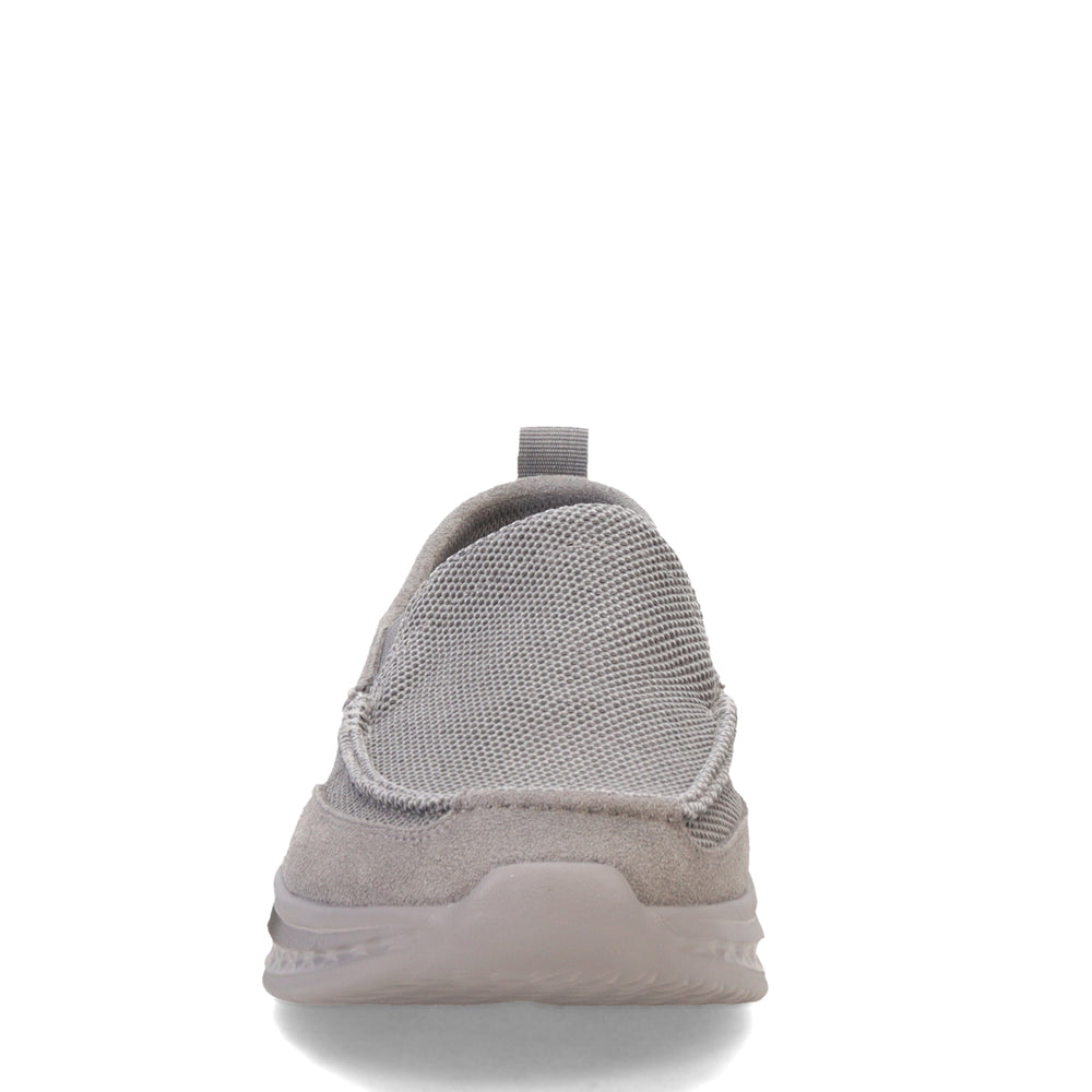 Skechers 205102 Slade Munson Grey Suede/Mesh Slip On Comfort Shoes Grey Mens 12 Men main image 3