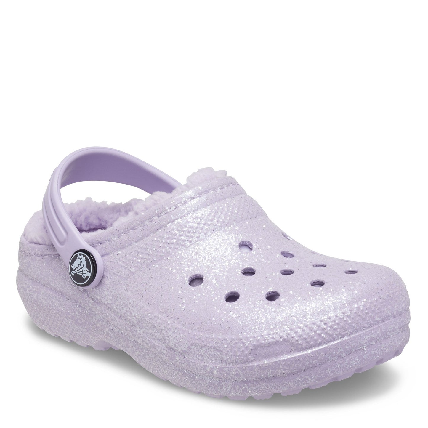 Peltz Shoes Girl's Crocs Classic Lined Clog - Toddler Lavender 205937-530 I