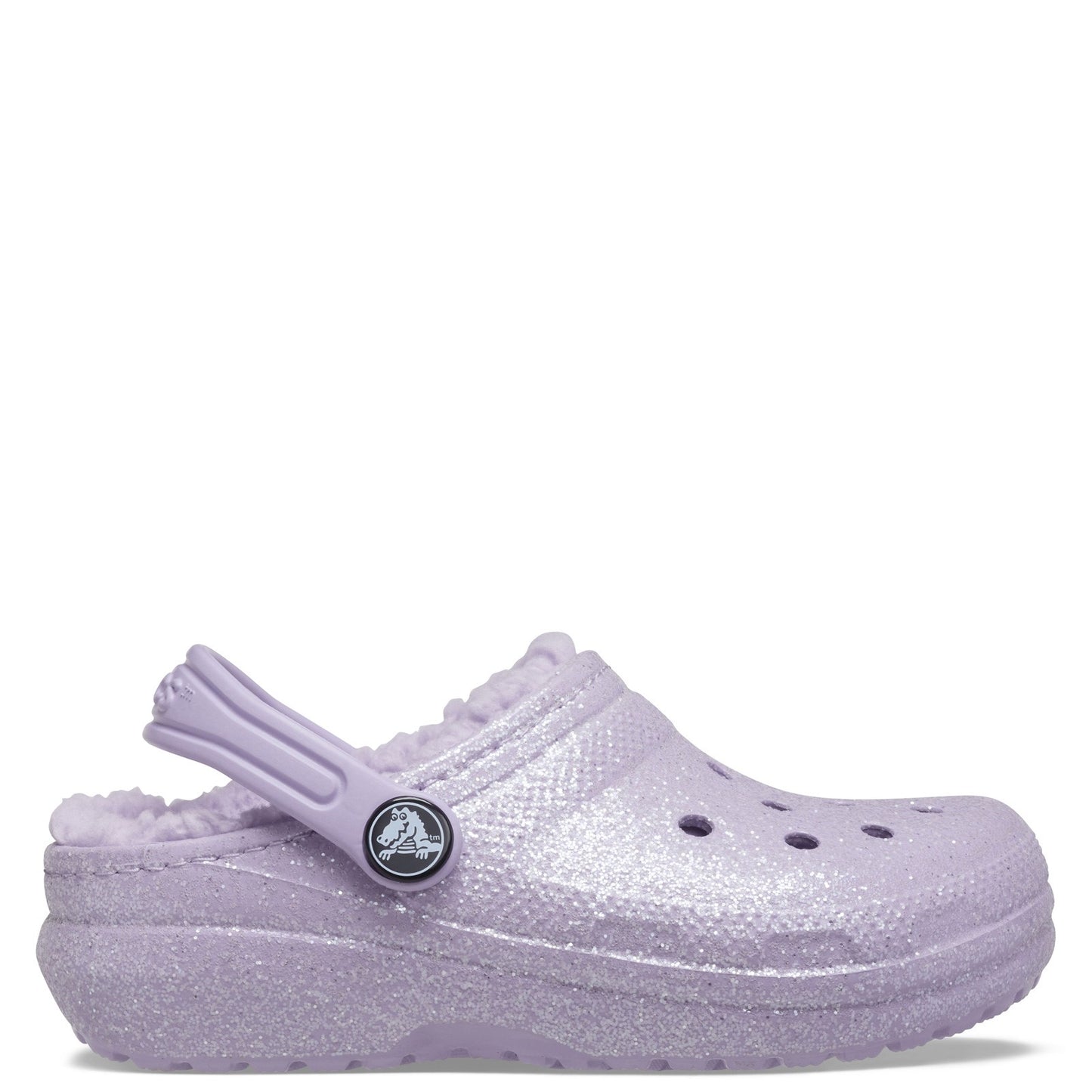 Peltz Shoes Girl's Crocs Classic Lined Clog - Toddler Lavender 205937-530 I
