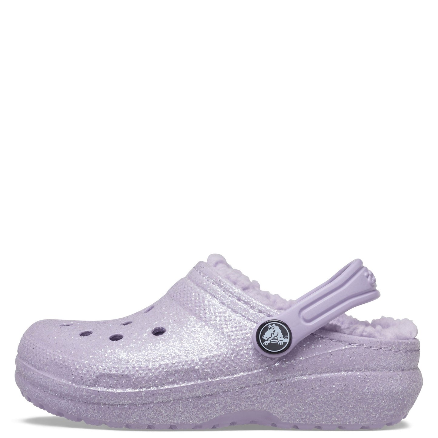 Peltz Shoes Girl's Crocs Classic Lined Clog - Toddler Lavender 205937-530 I