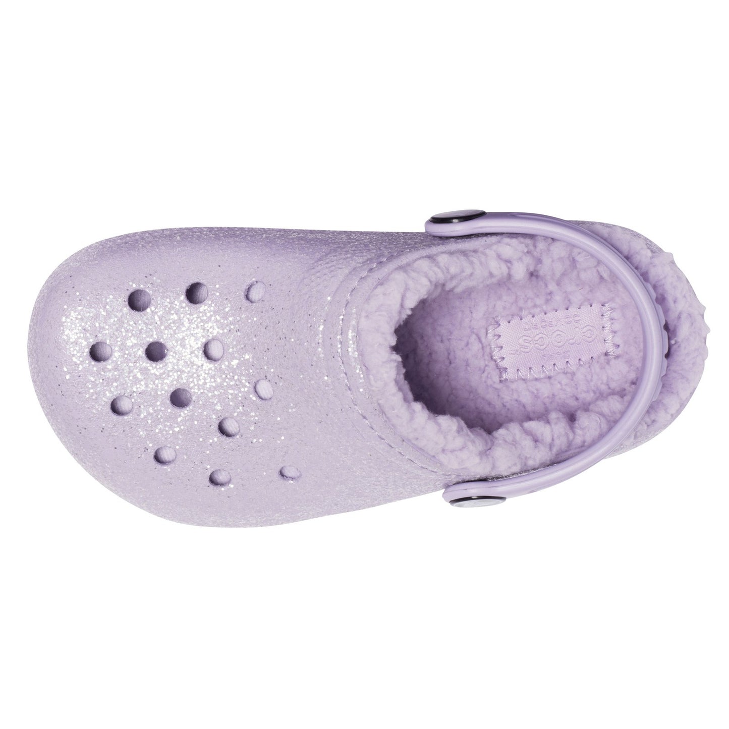 Peltz Shoes Girl's Crocs Classic Lined Clog - Toddler Lavender 205937-530 I