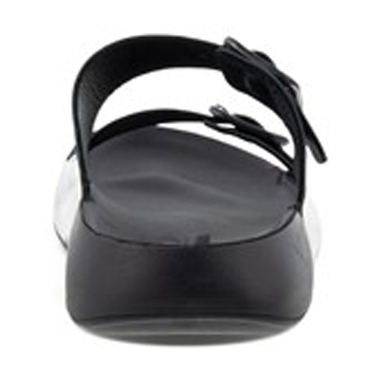 Peltz Shoes Women's Ecco 2nd Cozmo 2 Band Buckle Sandal BLACK 206833-01001