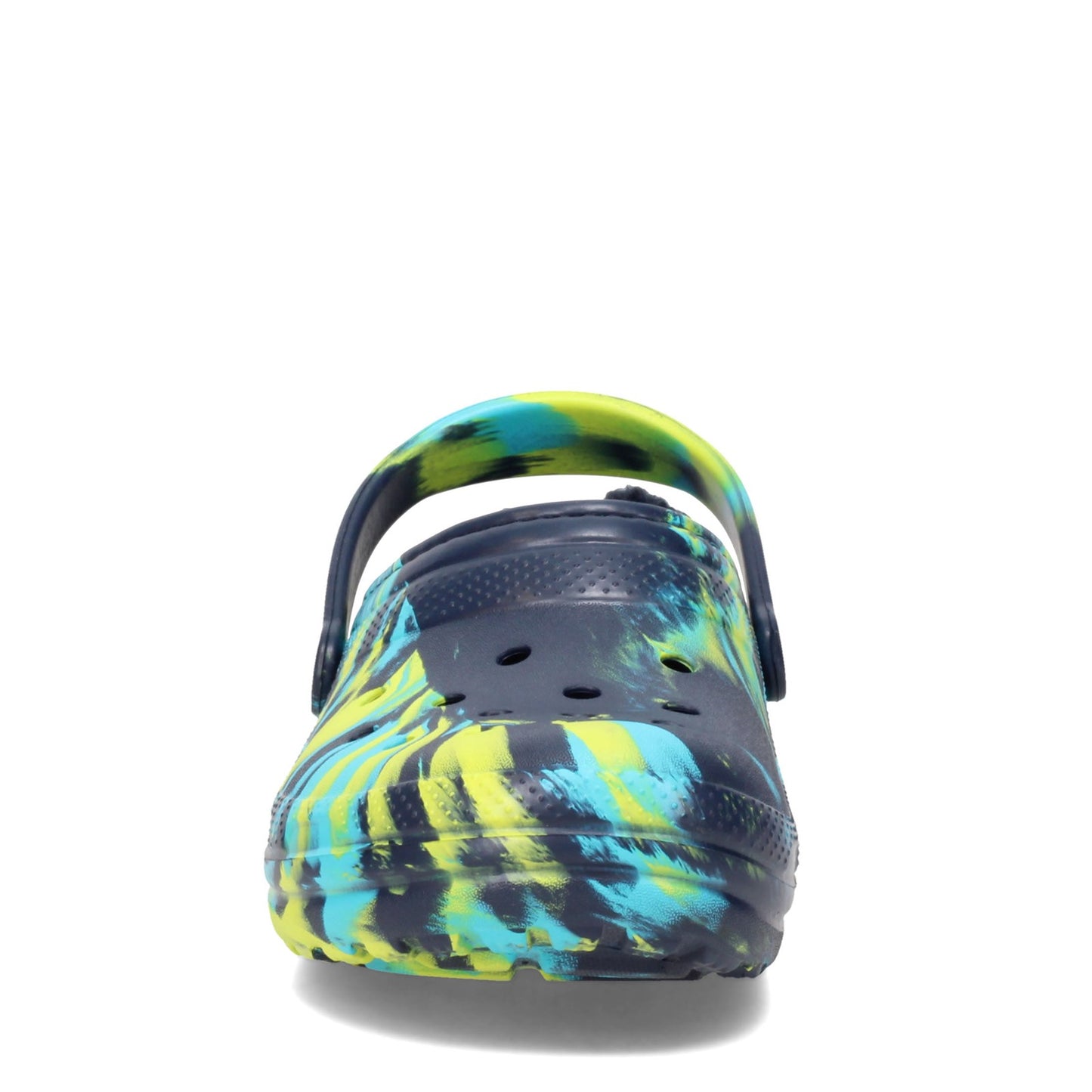 Peltz Shoes Boy's Crocs Classic Lined Clog - Little Kid & Big Kid Navy Multi 207238-4HQ K