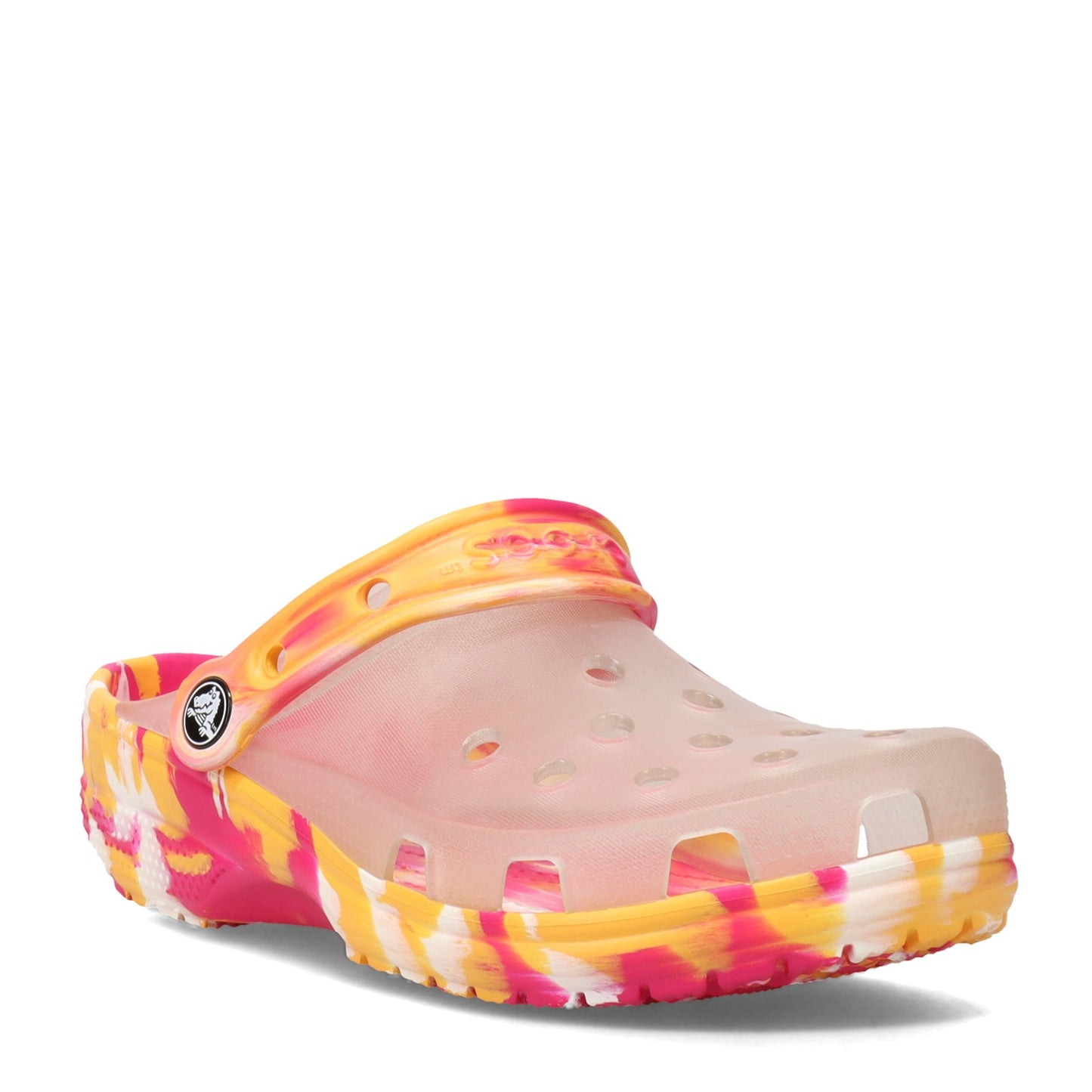 Peltz Shoes Unisex Crocs Classic Clog White Multi 207407-94S