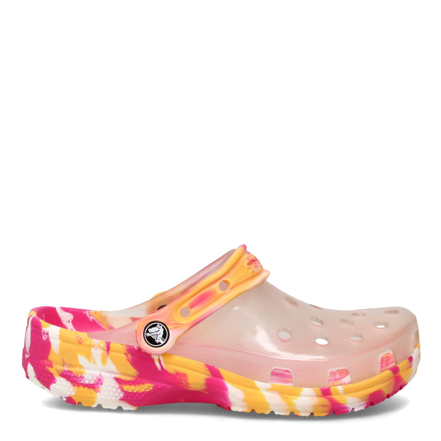 Peltz Shoes Unisex Crocs Classic Clog White Multi 207407-94S