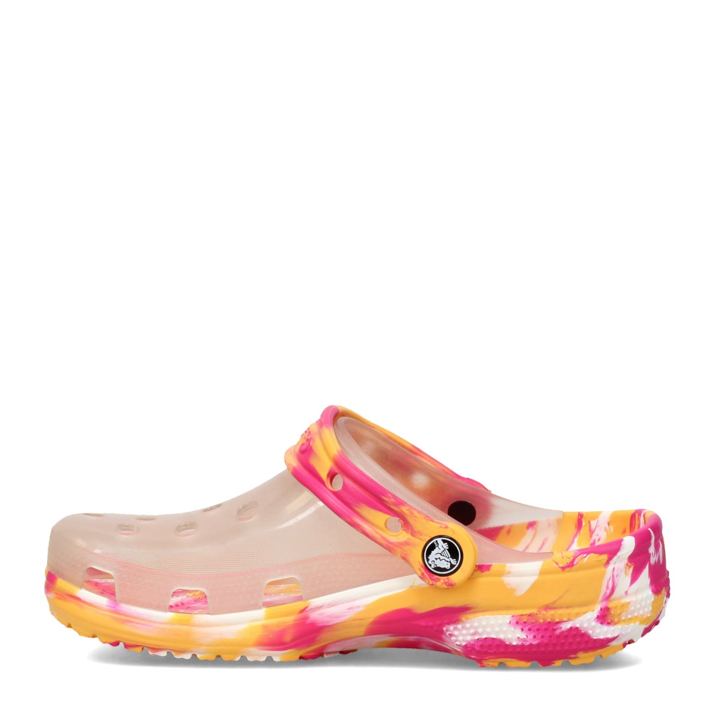 Peltz Shoes Unisex Crocs Classic Clog White Multi 207407-94S