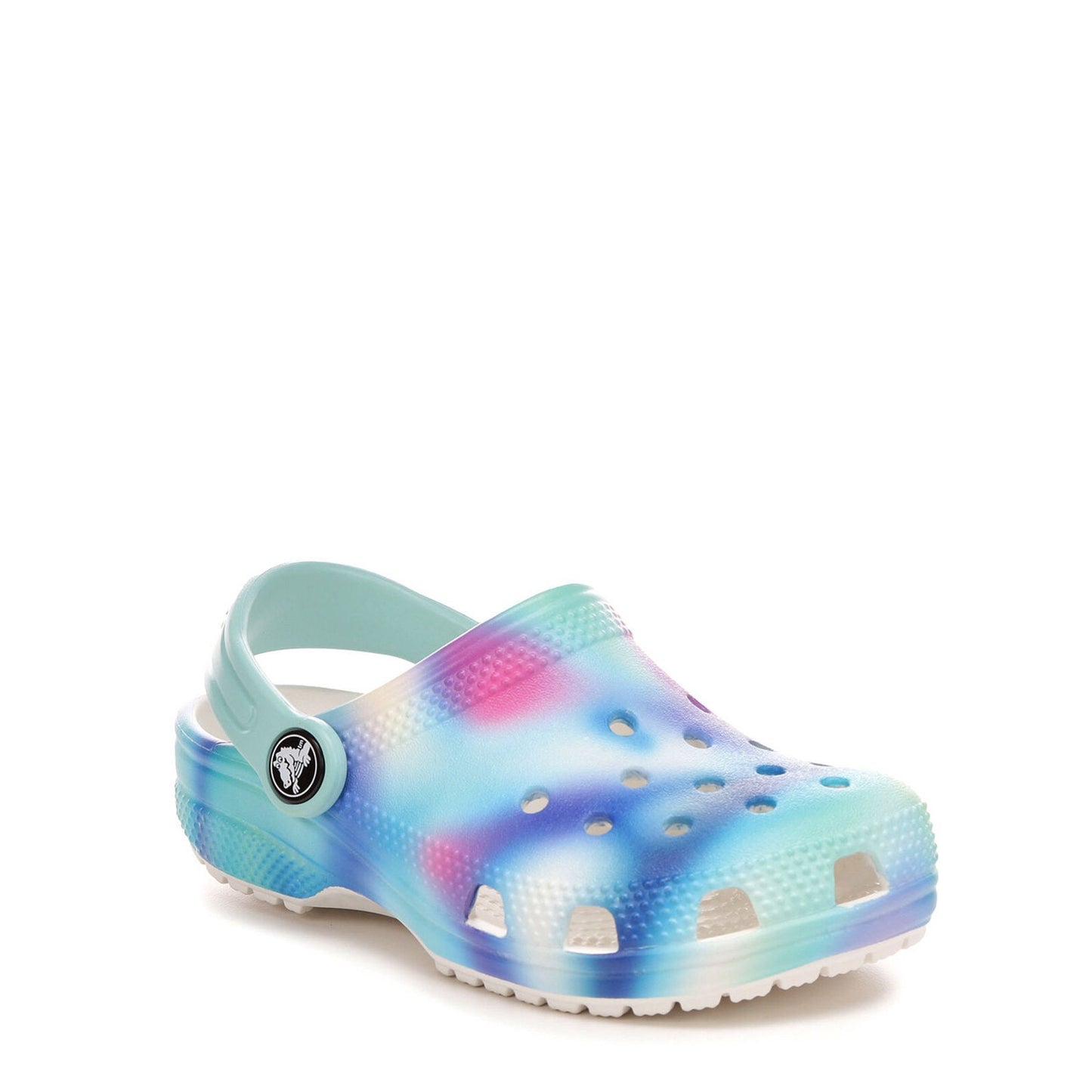 Peltz Shoes Kids' Crocs Solarized Classic Clog - Little Kid & Big Kid White/Blue 207587-94S K