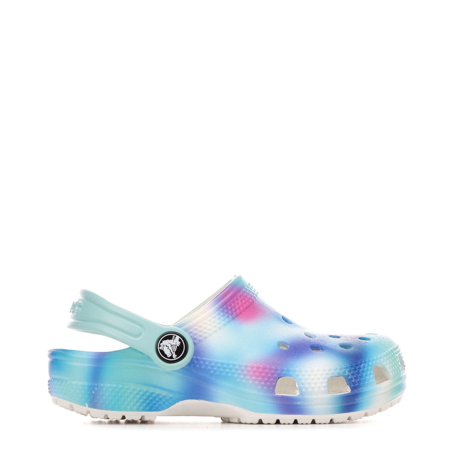 Peltz Shoes Kids' Crocs Solarized Classic Clog - Little Kid & Big Kid White/Blue 207587-94S K