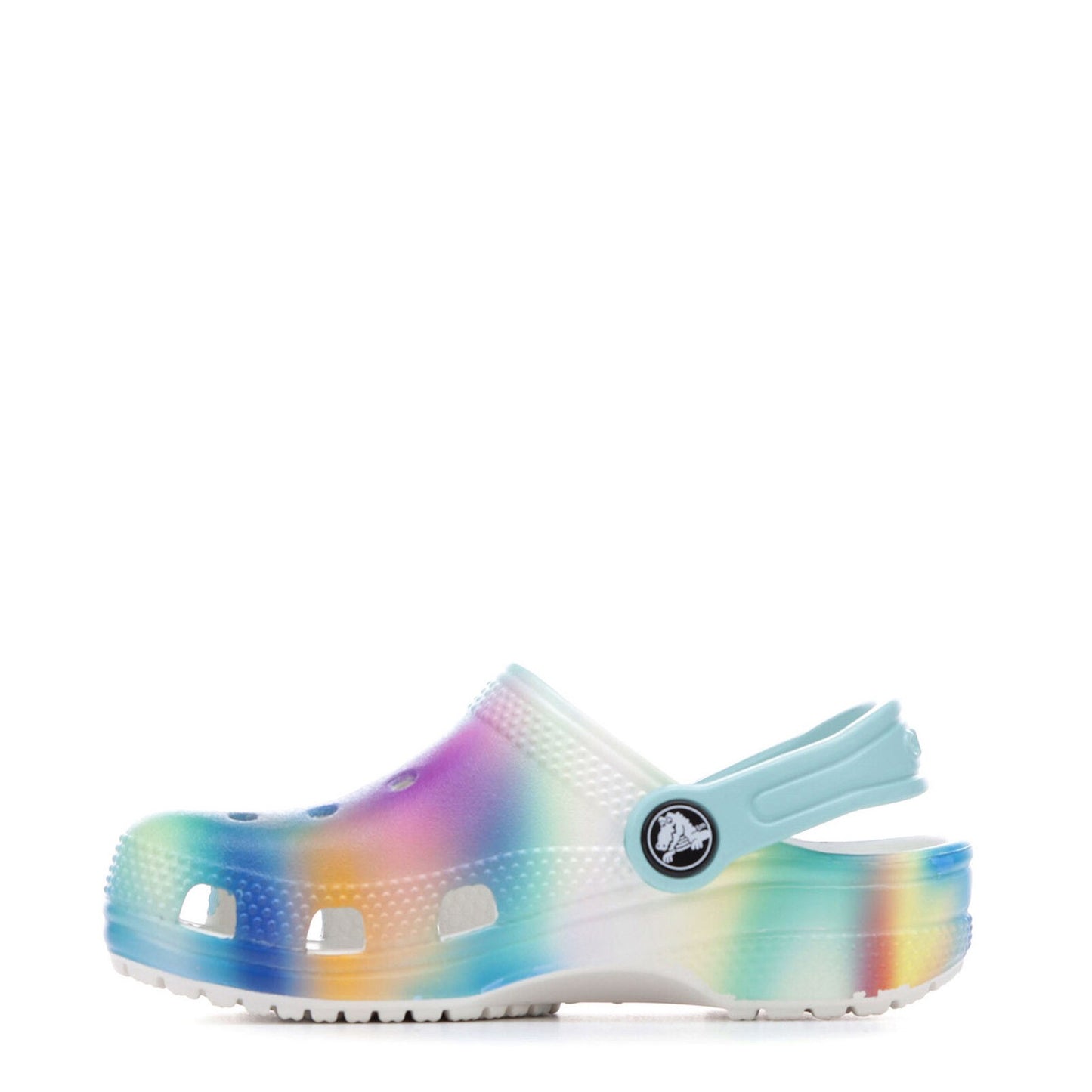 Peltz Shoes Kids' Crocs Solarized Classic Clog - Little Kid & Big Kid White/Blue 207587-94S K