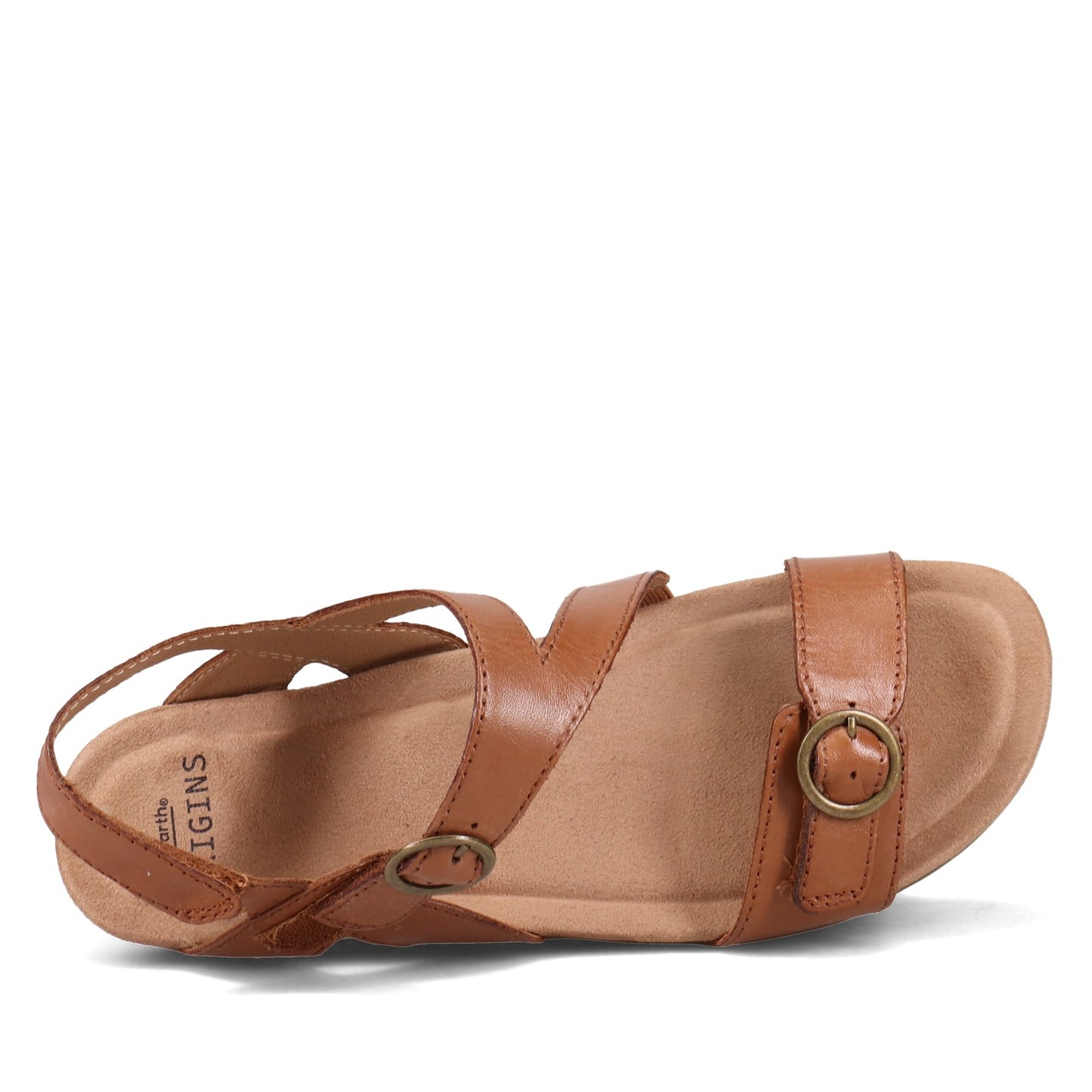 Peltz Shoes Women's Earth Origins Beck Sandal BROWN 207600W-216