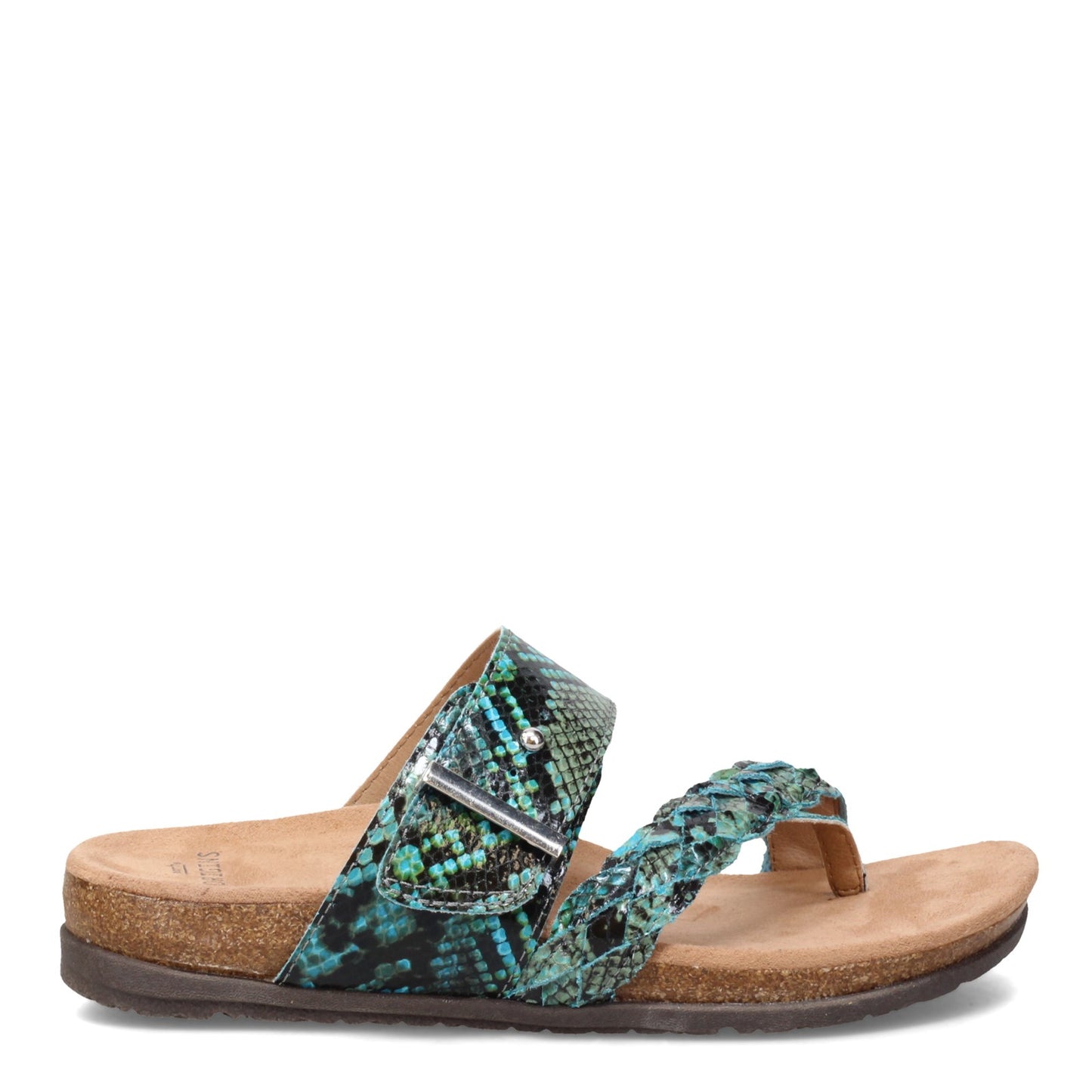 Peltz Shoes Women's Earth Origins Onida Sandal TEAL 207711W-432
