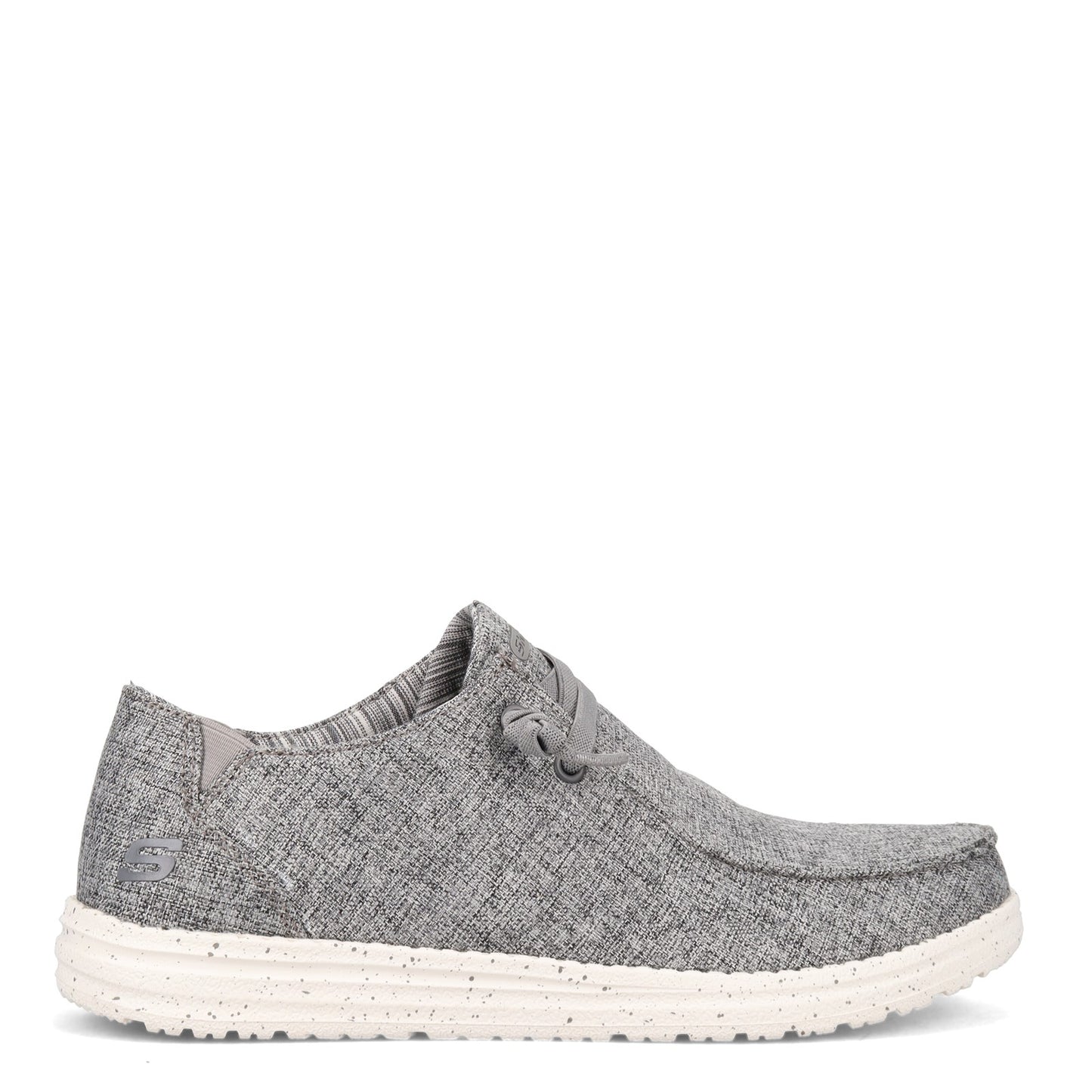 Peltz Shoes Men's Skechers Relaxed Fit: Melson - Chad Slip-On GRAY 210101-GRY