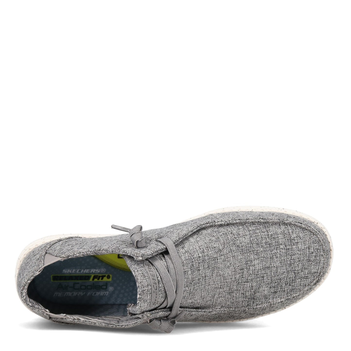 Peltz Shoes Men's Skechers Relaxed Fit: Melson - Chad Slip-On GRAY 210101-GRY