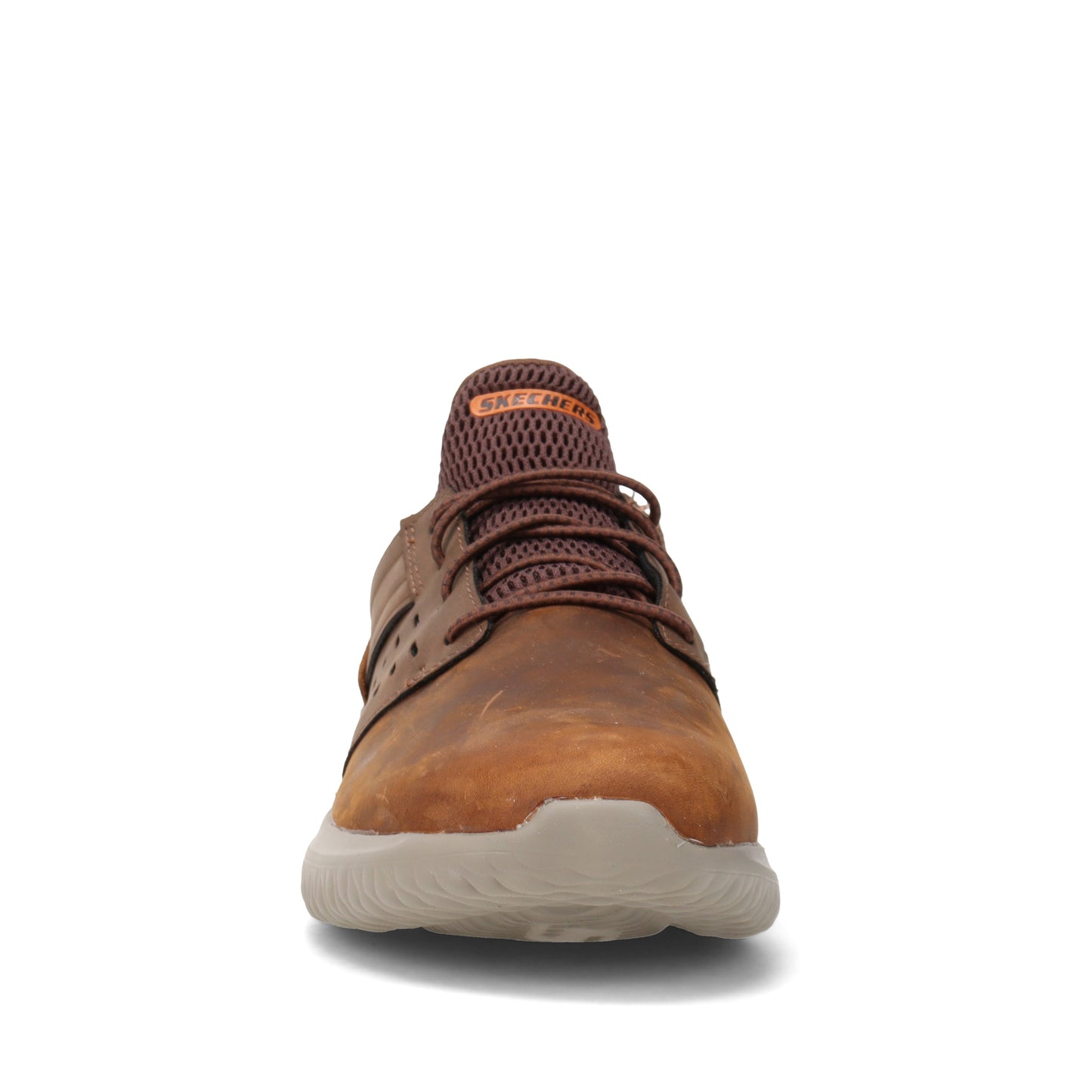 Peltz Shoes Men's Skechers Street Delson 3.0 - Ezra Sneaker DARK BROWN 210308-CDB