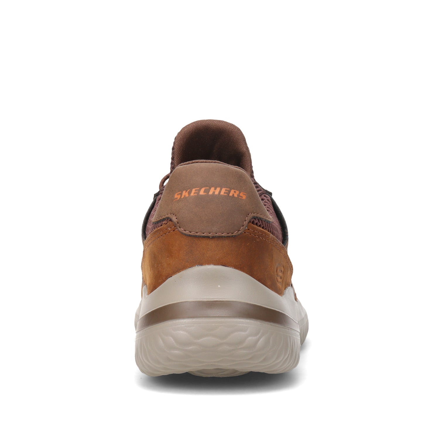 Peltz Shoes Men's Skechers Street Delson 3.0 - Ezra Sneaker DARK BROWN 210308-CDB
