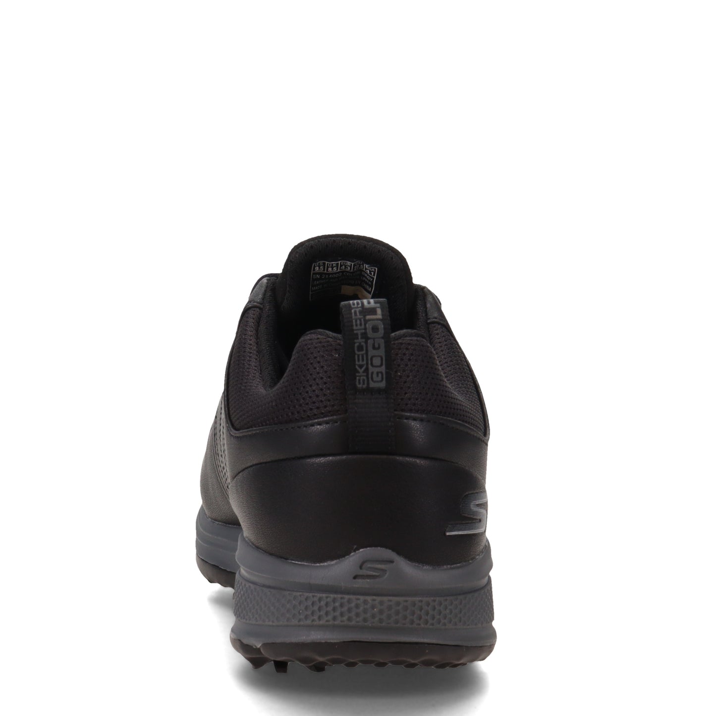 Peltz Shoes Men's Skechers GOgolf: Torque Pro Golf Shoe Black/Grey 214002-BKGY