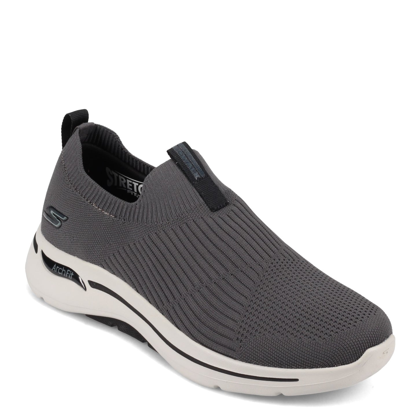 Peltz Shoes Men's Skechers GOwalk Arch Fit - Iconic Slip-On CHARCOAL 216118-CCBK