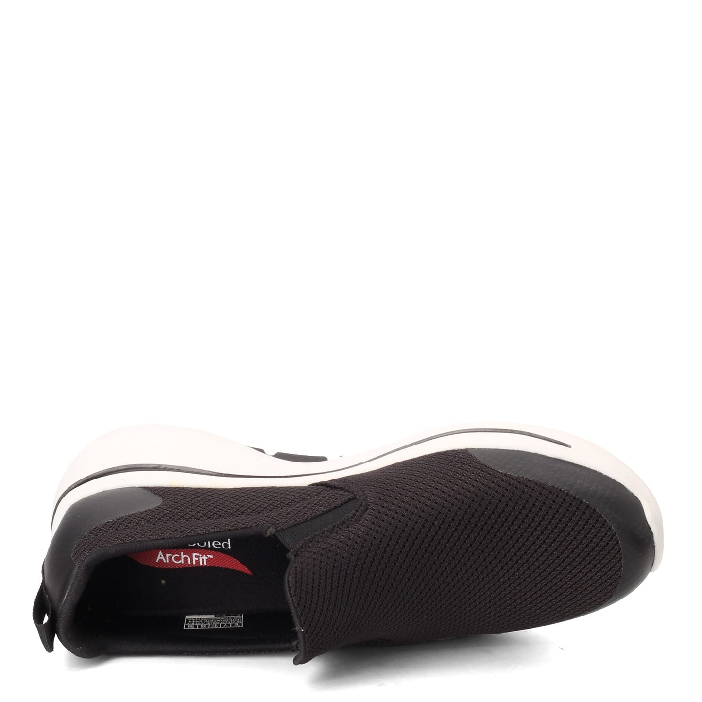 Peltz Shoes Men's Skechers GOwalk Arch Fit - Togpath Slip-On BLACK / WHITE 216121-BLK