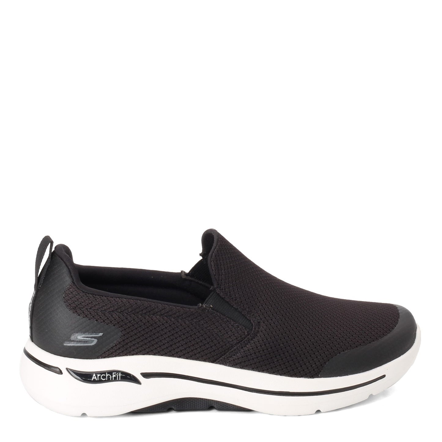Peltz Shoes Men's Skechers GOwalk Arch Fit - Togpath Slip-On - Wide Width BLACK / WHITE 216121WW-BLK