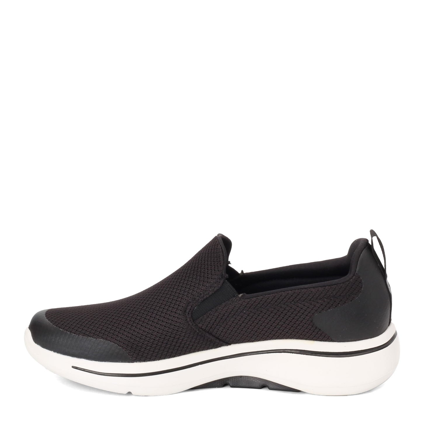 Peltz Shoes Men's Skechers GOwalk Arch Fit - Togpath Slip-On - Wide Width BLACK / WHITE 216121WW-BLK