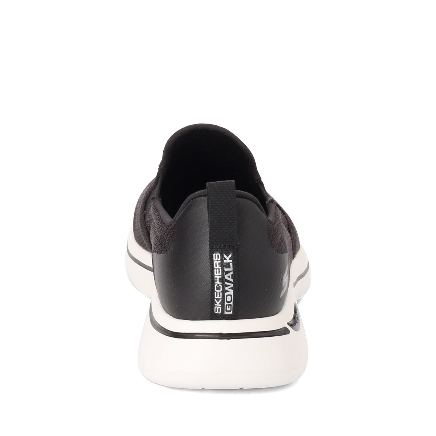 Peltz Shoes Men's Skechers GOwalk Arch Fit - Togpath Slip-On - Wide Width BLACK / WHITE 216121WW-BLK