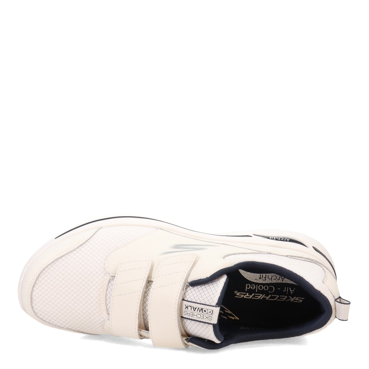Peltz Shoes Men's Skechers GO WALK Arch Fit - Preserve Walking Shoe WHITE 216152-WNV