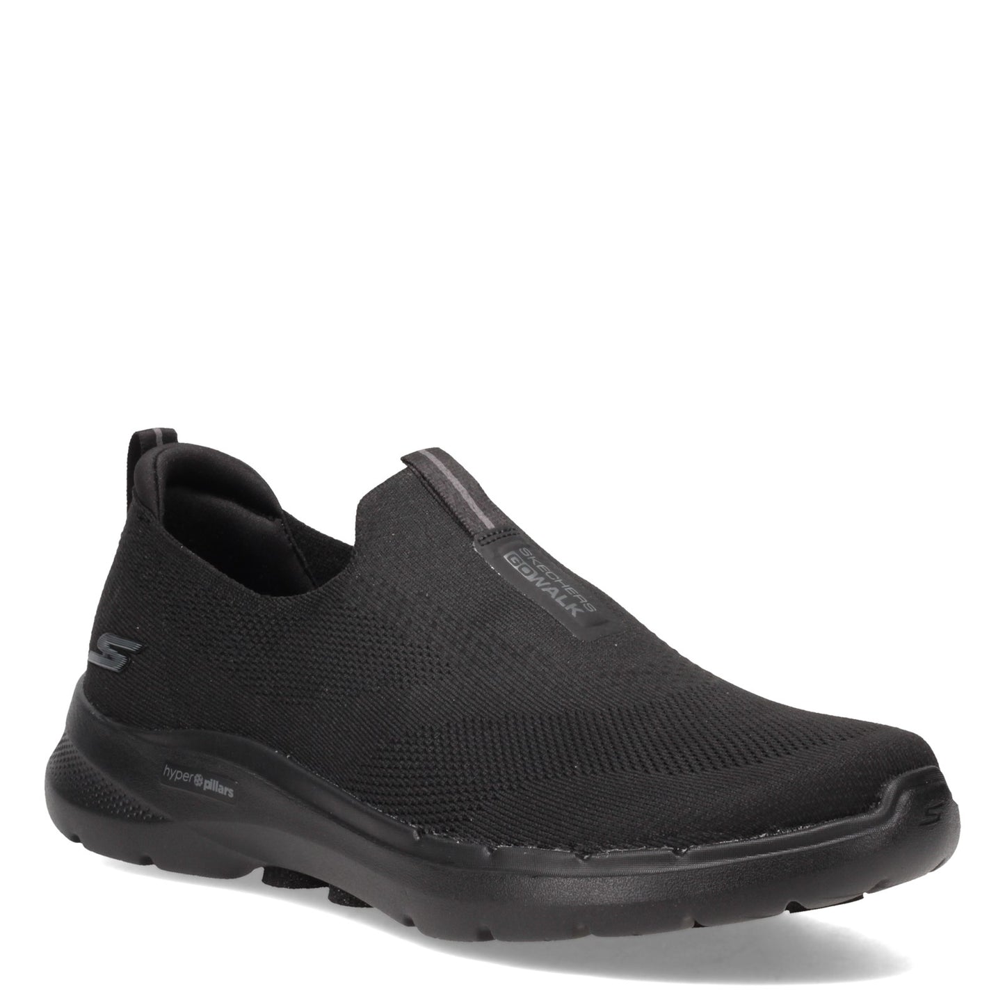 Peltz Shoes Men's Skechers GOwalk 6 Slip-On BLACK 216202-BBK