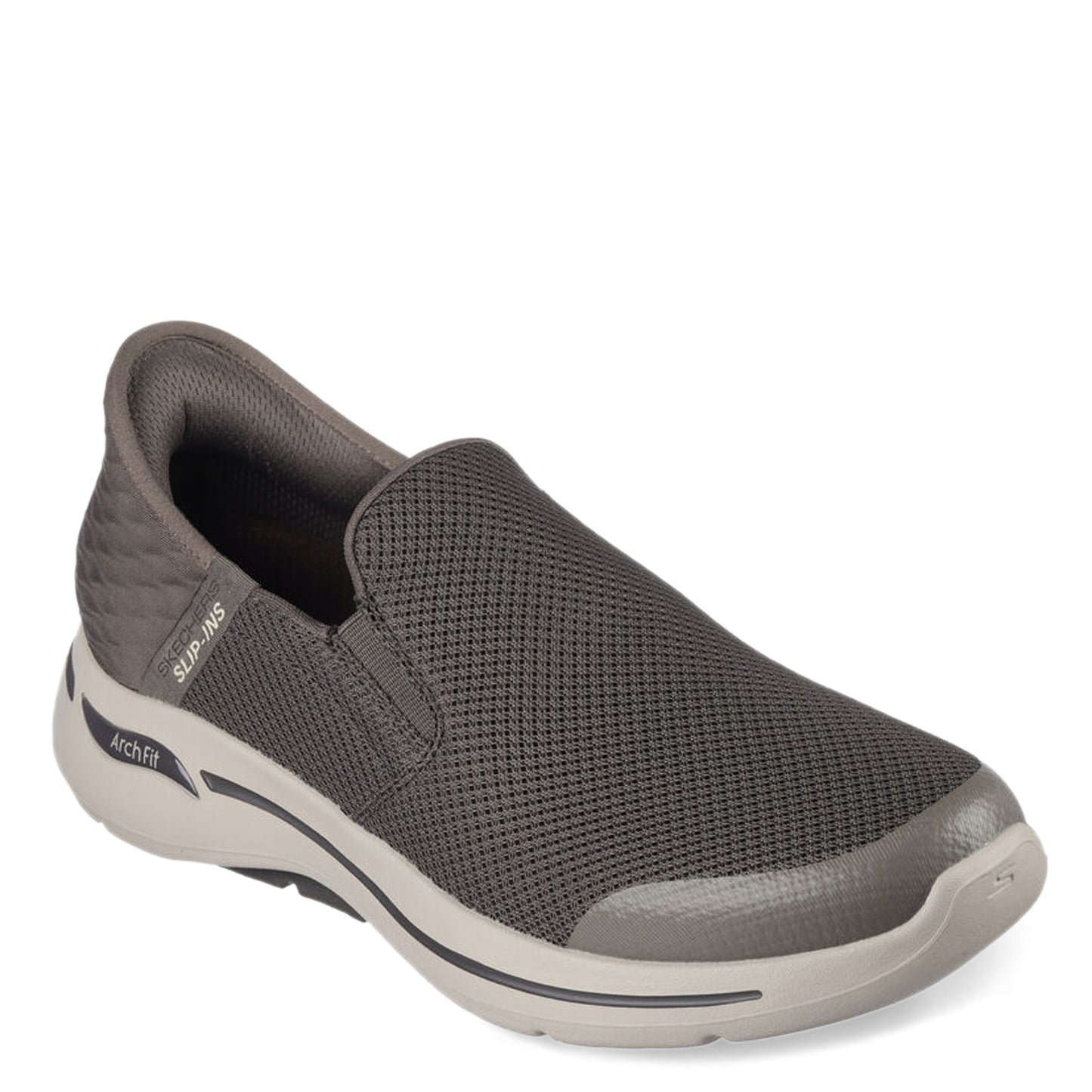 Peltz Shoes Men's SKECHERS PERFORMANCE MENS TAUPE 216259-TPE