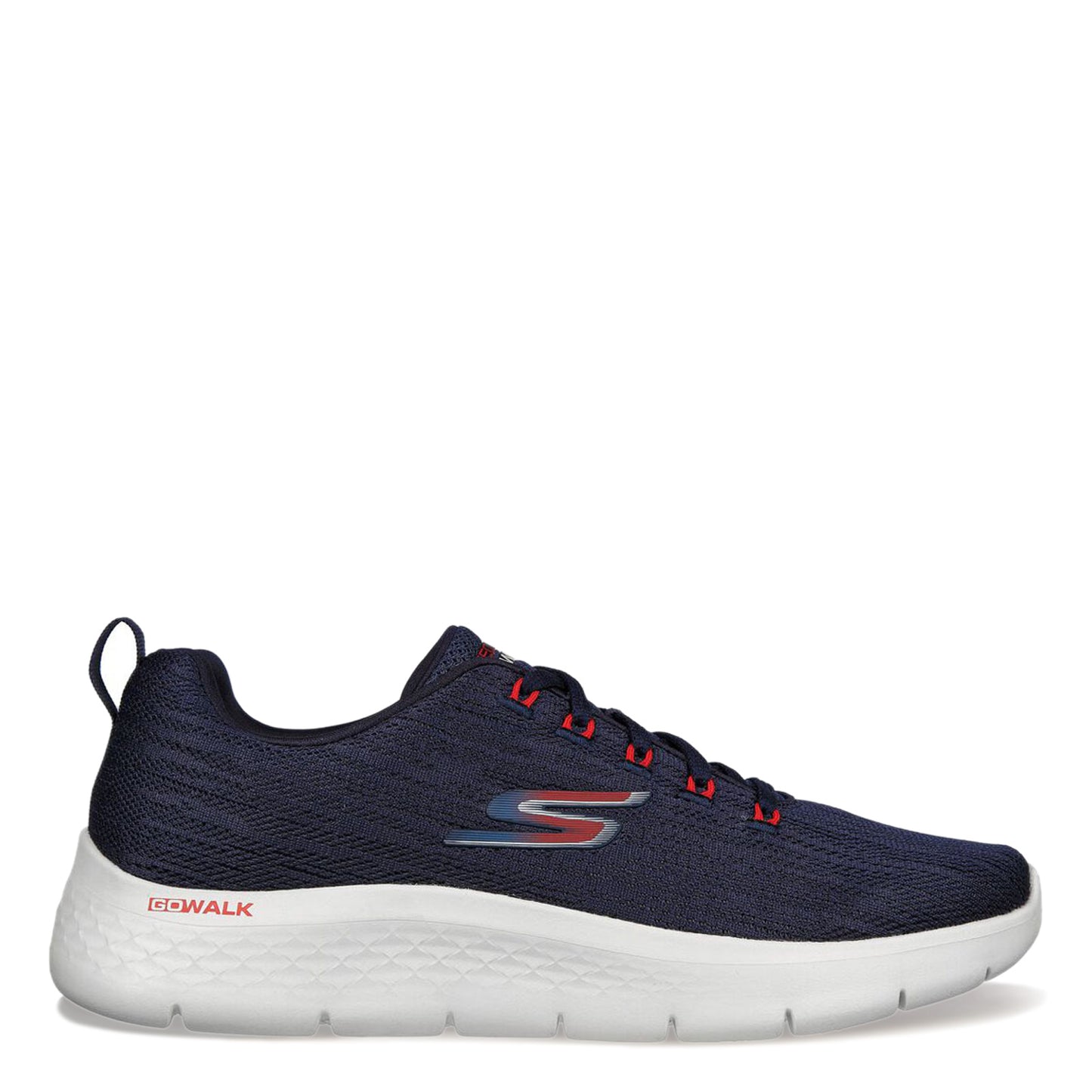 Peltz Shoes Men's Skechers GO WALK Flex - Quota Walking Shoe NAVY RED 216481-NVRD